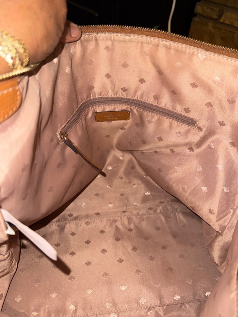 kate spade Leather Tote in Saddle Tan with Tassels - Picture 14 of 16